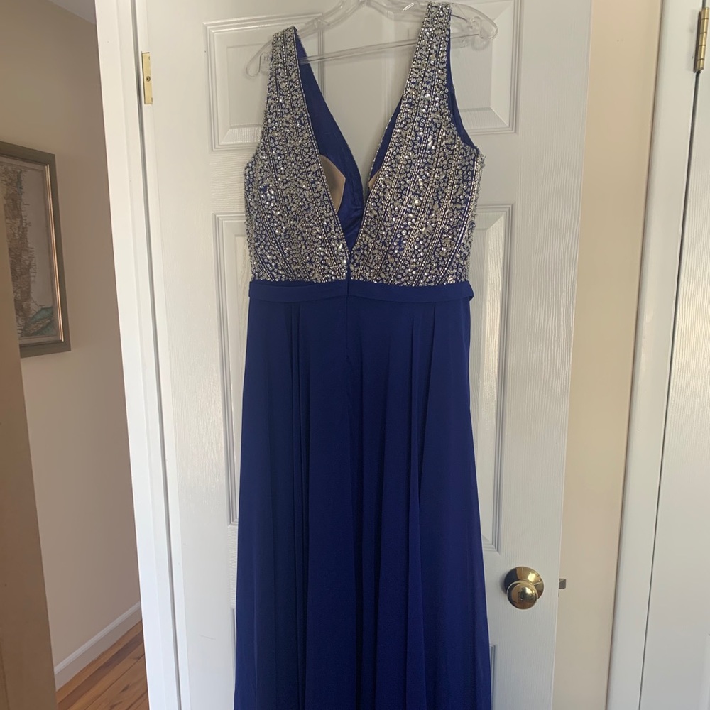 Royal Blue Jovani Prom Dress
